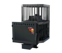 Печь банная (чугунная) Сибирь-18 (панорамное стекло)