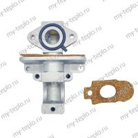 Фланец с прокладкой рампы подачи газа в сборе для котла Baxi ECO Four 1.14 F (flanecECOF114F)