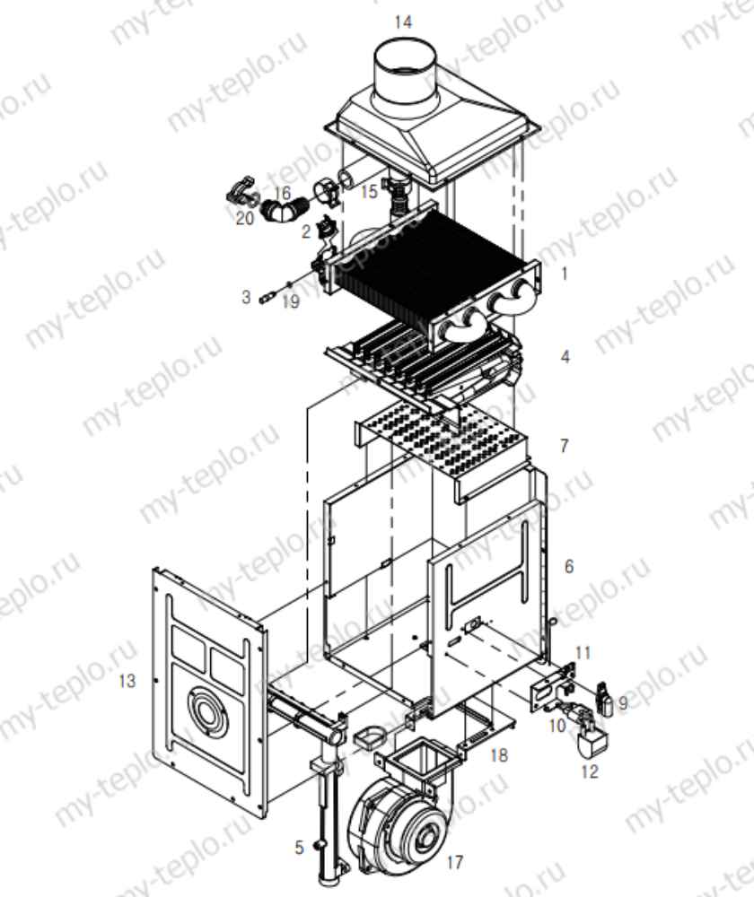 запчасти на Гидроста котел 200 купить в Сатке