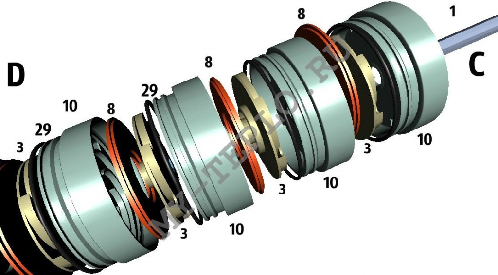 запчасти для насоса Джилекс Водомет 55/90