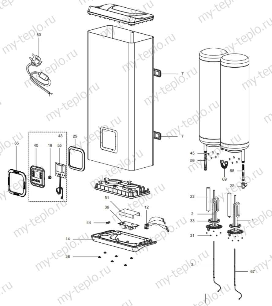 Запчасти Ariston ABS VLS QH 30 D купить в Сатке