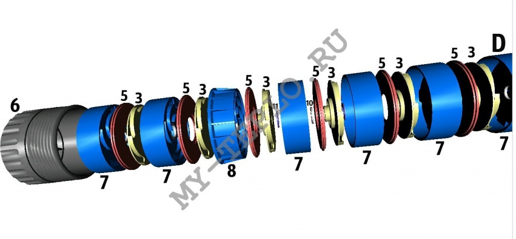 запчасти Джилекс Водомет 115/75